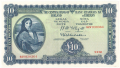 Ireland, Republic Of 10 Pounds, Prefix 92V, 9.2.1960